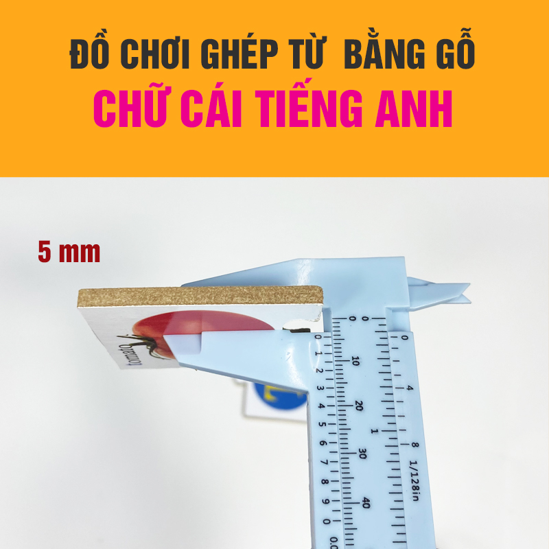 Đồ chơi ghép Chữ cái tiếng Anh bằng gỗ