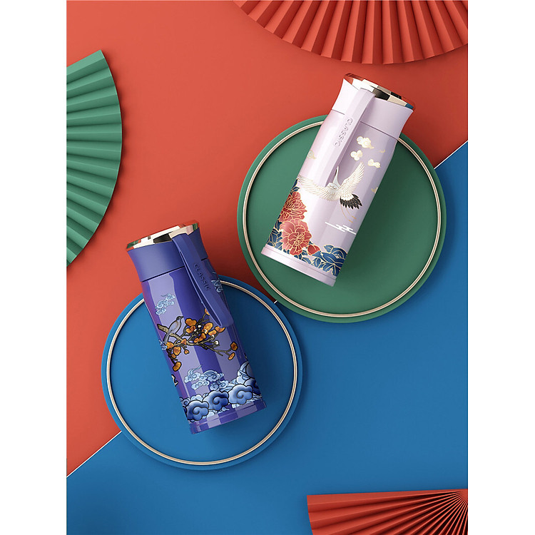 Bình Nước Mini Dễ Thương Phong Cách Trung Quốc Cốc Vại Bằng Thép Không Gỉ 310Ml Cốc Cà Phê Sữa Số Lượng Lớn Bình Nước Cốc Trà Du Lịch