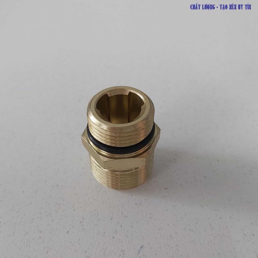 Ren gắn thân máy rửa xe với đầu dây cao áp ren 22 ly - linh kiện thay thế cho máy rửa xe có chức năng chỉnh áp