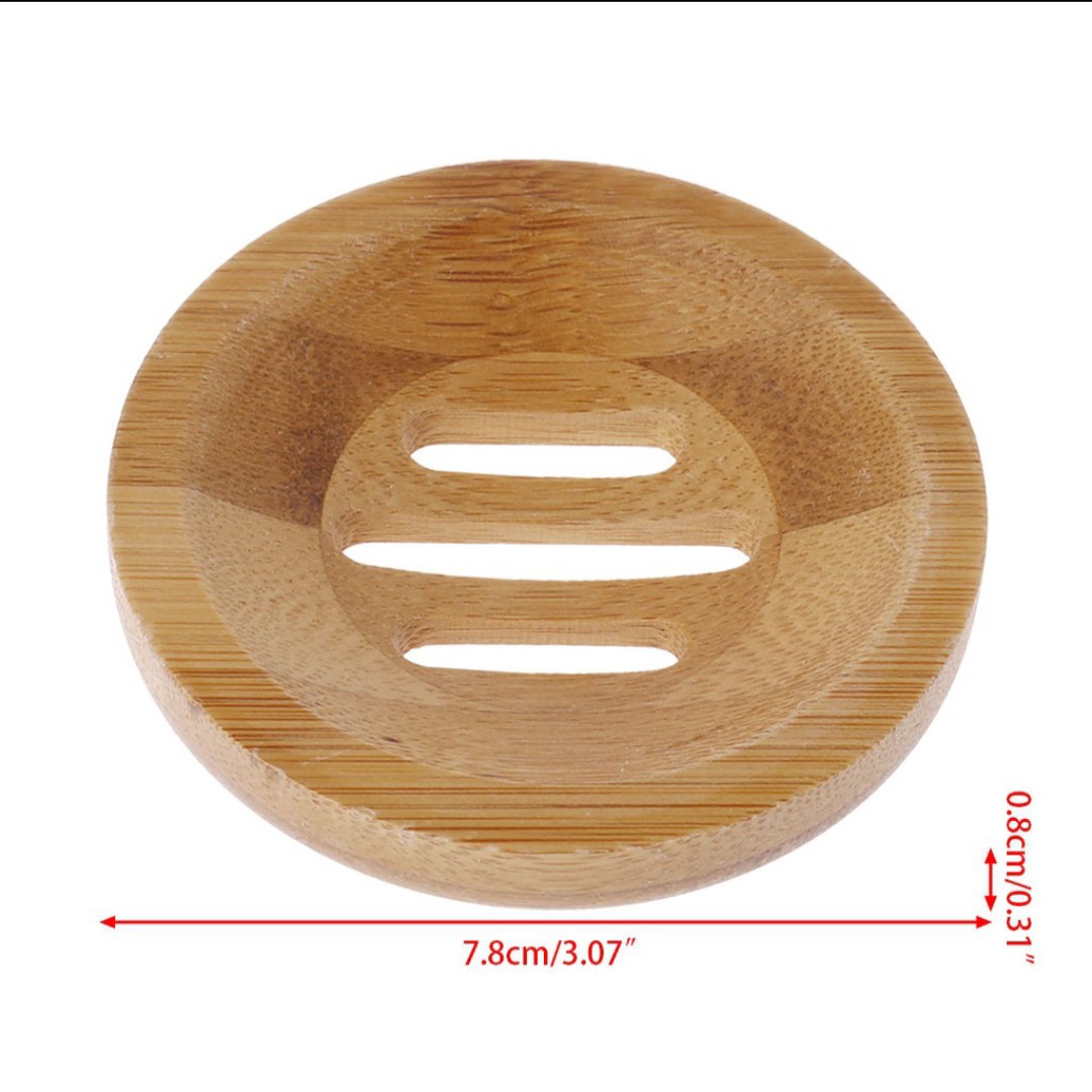 {Wooden soap dish} Khay Gỗ Tròn Đựng Xà Phòng, phụ kiện nhà tắm, decor trang trí nhà cửa theo phong cách mộc , truyền thống , gần gũi thiên nhiên