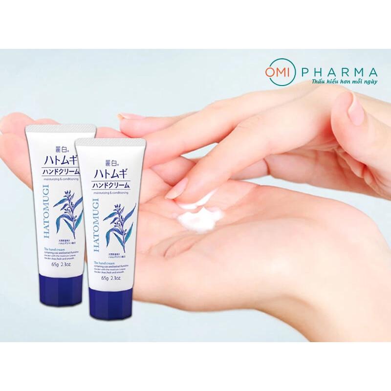 Kem Dưỡng Da Tay Hatomugi The Hand Cream (Tuýp 65g)