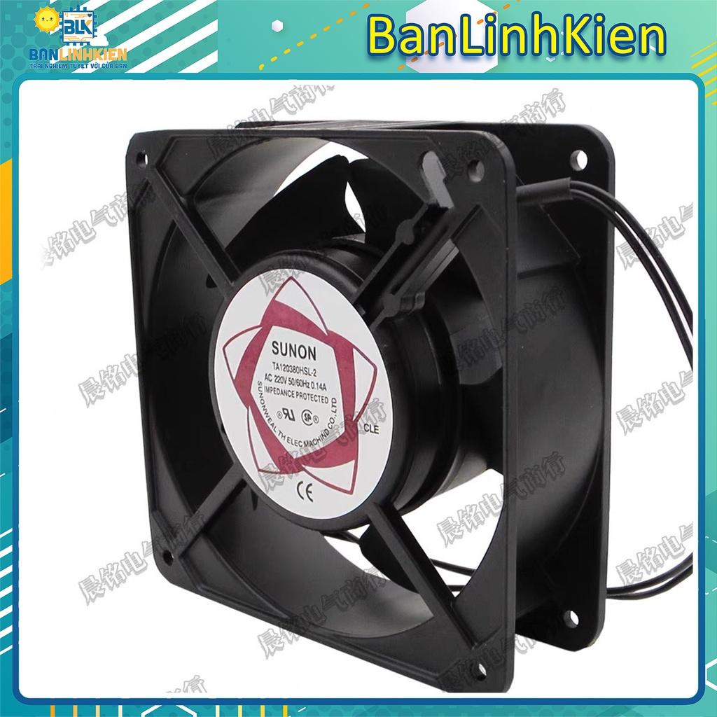 Quạt Tản Nhiệt SUNON 12x12x4Cm DP200A 220VAC