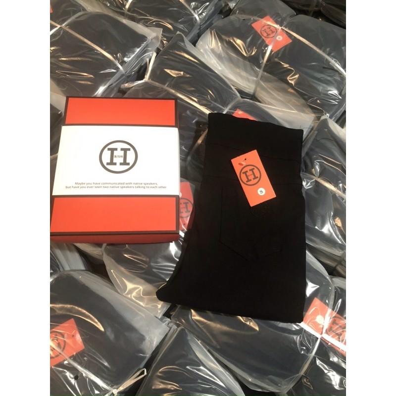 Quần legging cạp cao gen bụng - kèm hộp xinh -Co Giãn 4 Chiều