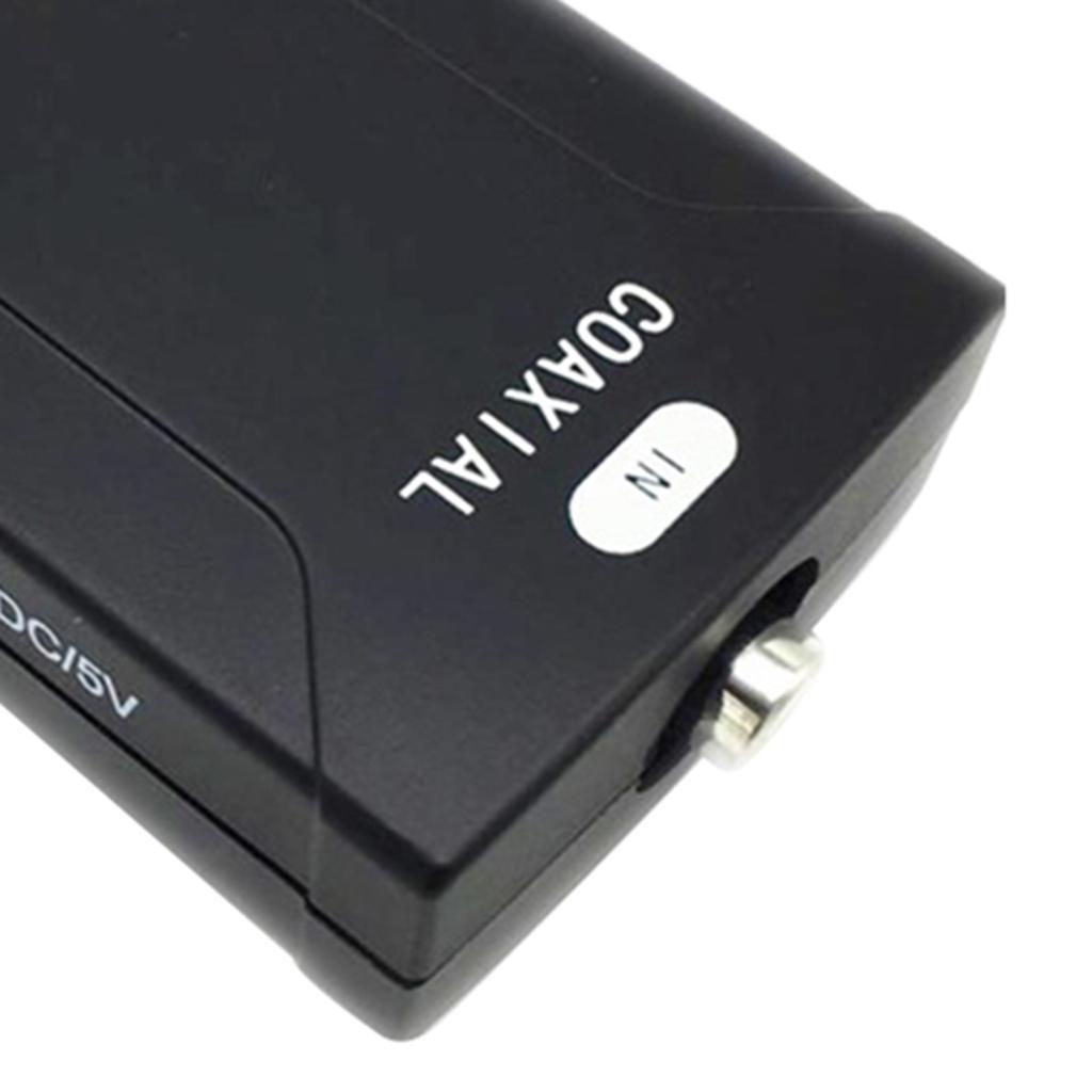 Coaxial Audio RCA Coax to Spdif Optical Toslink Jack Digital Connector UK