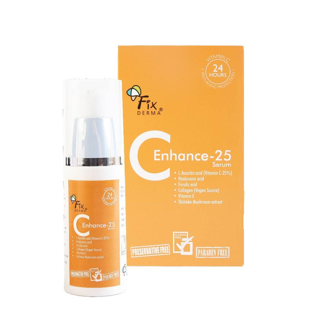 Tinh Chất Fixderma Tái Tạo Trẻ Hóa Làn Da C Enhance 25 Serum 30ml