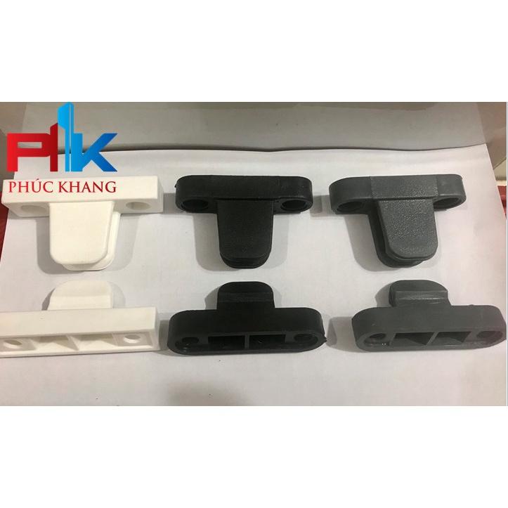 Cục hít cửa nhôm, cửa nhựa, cửa gỗ - 3 màu, xám,đen, trắng