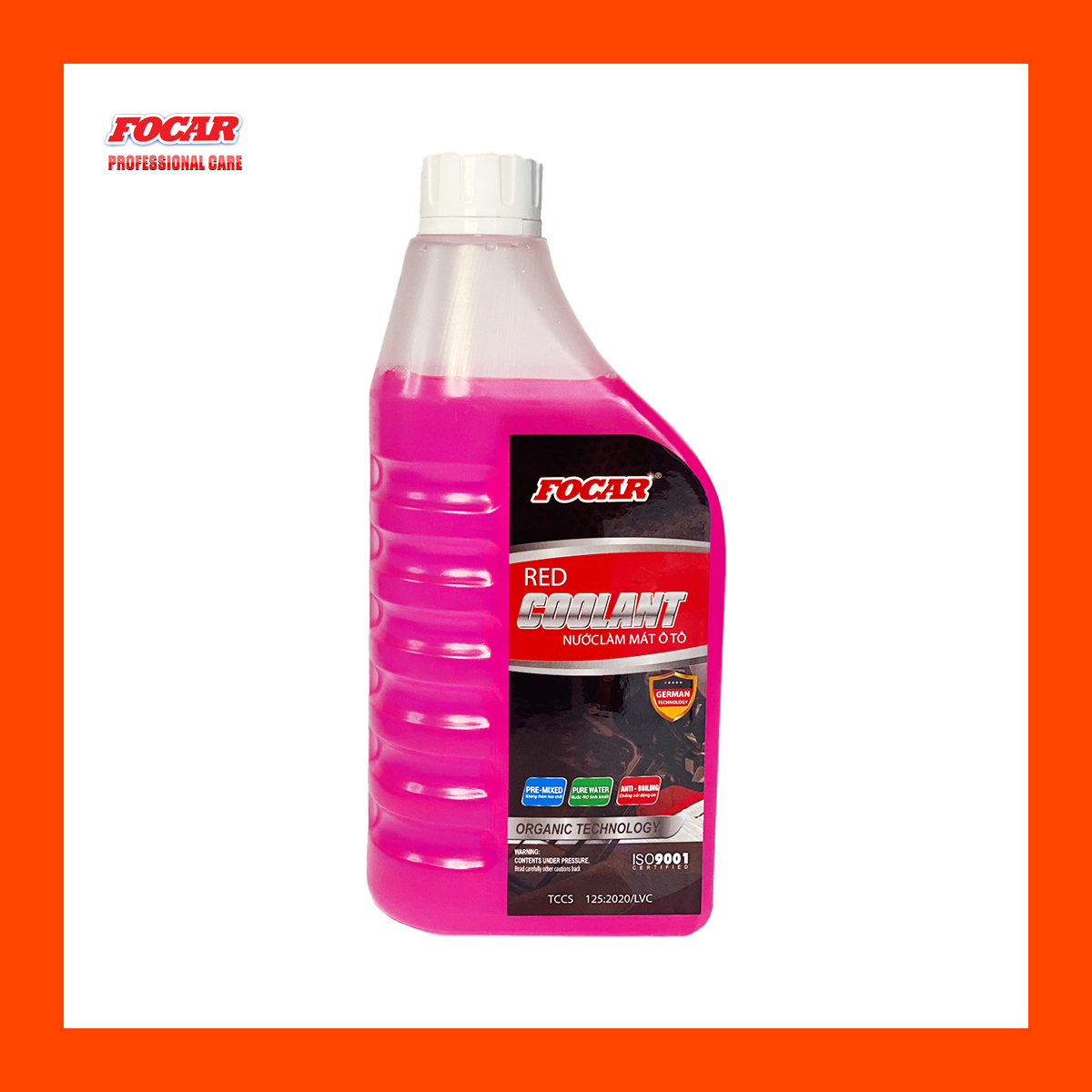 Nước làm mát động cơ ô tô Focar Red Coolant 0,85L