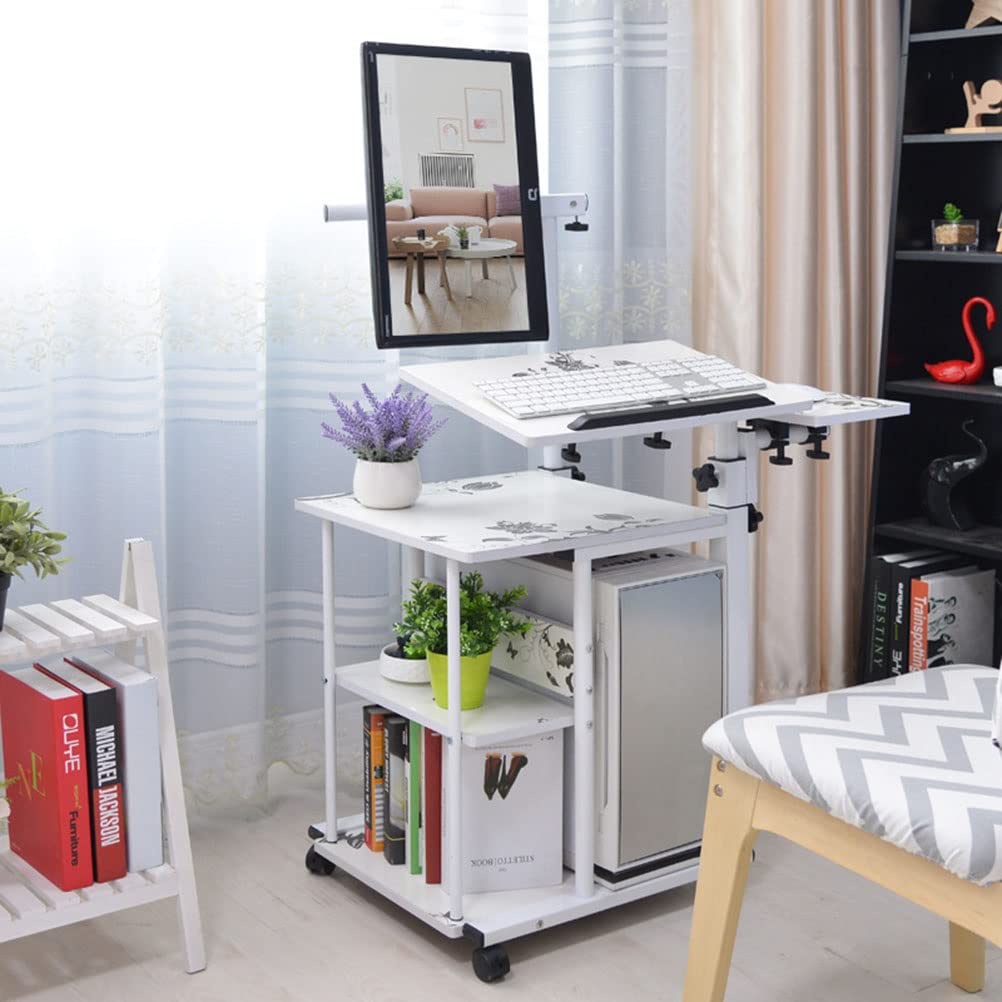 Bàn Máy Tính Di Động Life Doctrine Chỉnh Xoay, Kệ Sách - Home and Garden