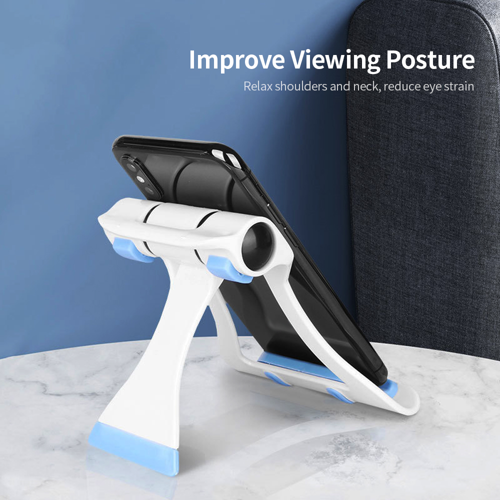 Universal Adjustable Phone Tablet Stand Portable Folding Desktop Bracket Mobile Phone Tablet Holder Black