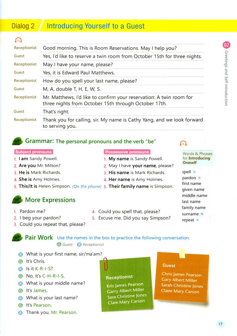 Sách English For Tourism And Restaurants - Book 1 (Kèm file MP3)