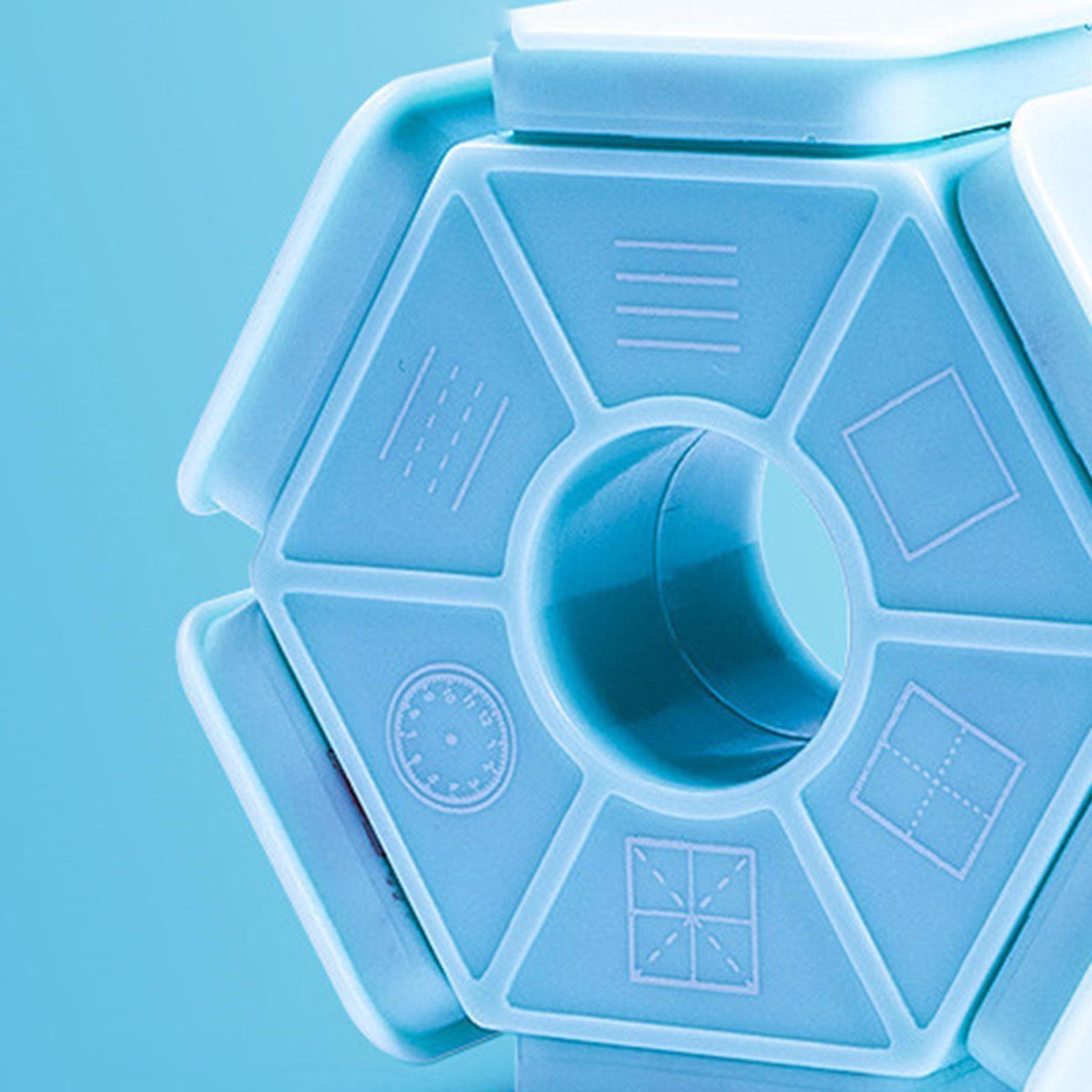 Homework Stamp English Seal Tianzi Grid Stamp for Primary School Student Blue