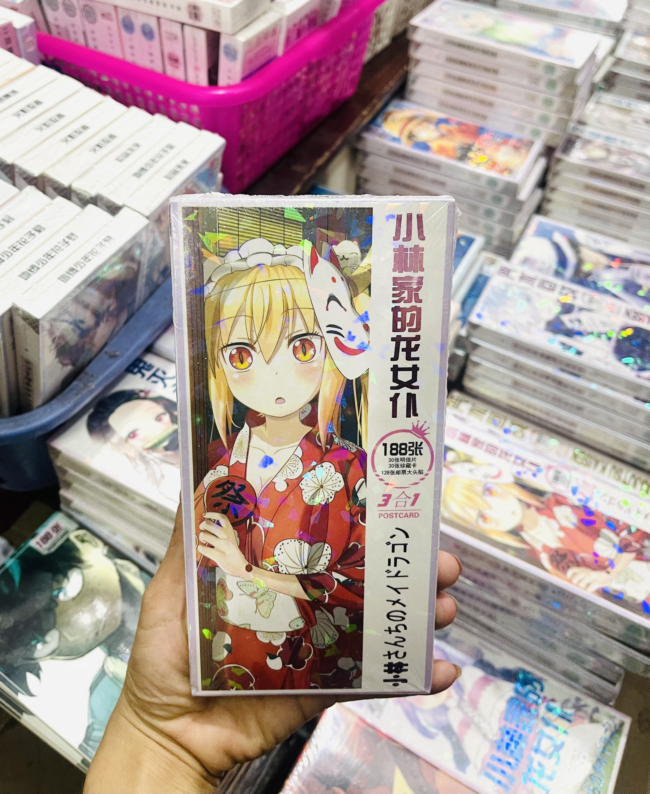 Postcard Kobayashi-san Chi no Maid Dragon hộp ảnh 188 ảnh to nhỏ