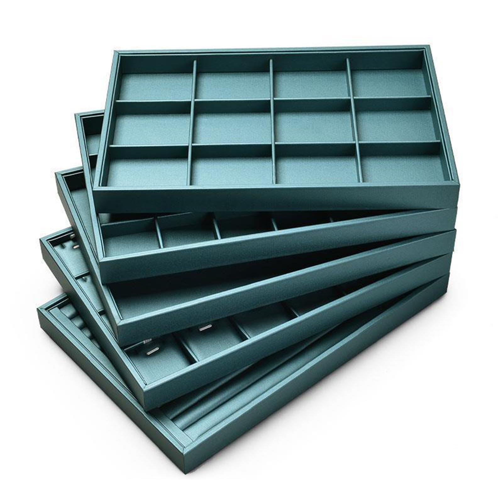 Multi-function Fashion Jewelry Tray Stackable Showcase Display Drawer Necklace Display Large Capacity Jewellers Supplies