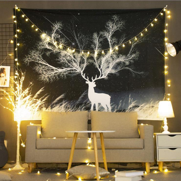 Thảm Treo Tường , Decor phòng ngủ, vải treo tường, tranh vải vintage