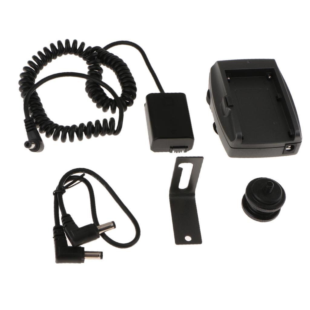 NP-FW50 DC Coupler & Battery Plate Adapter for A7 A7RIII A7SII A7MIII