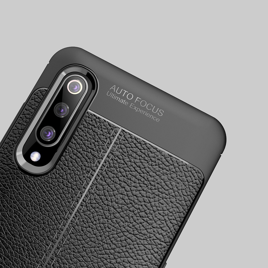 Hình ảnh Ốp lưng cho Xiaomi Mi 9 silicon giả da, chống sốc chính hãng Auto Focus