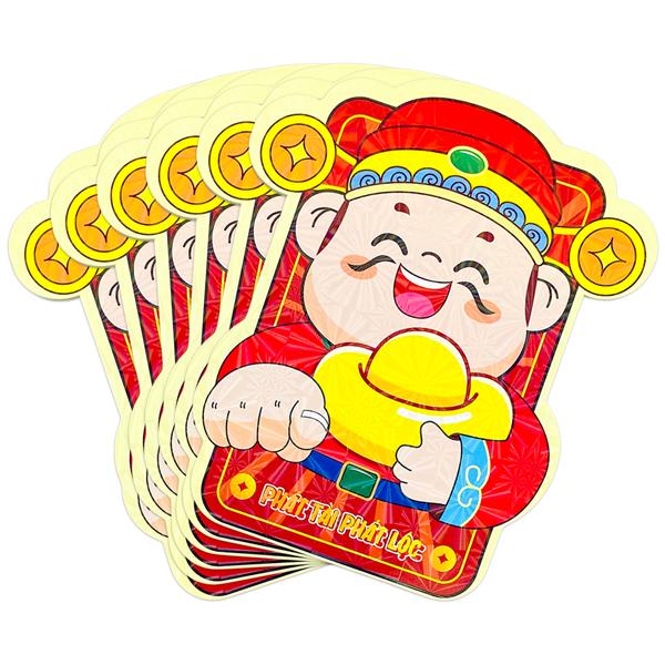 Bộ 6 Bao Lì Xì Chibi Bính Ngọ 2026 - Mẫu 21