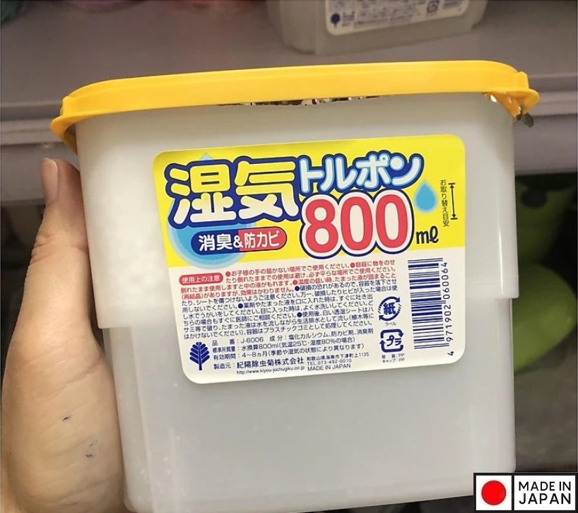 Combo 2 hộp hút ẩm 800ml nội địa Nhật Bản