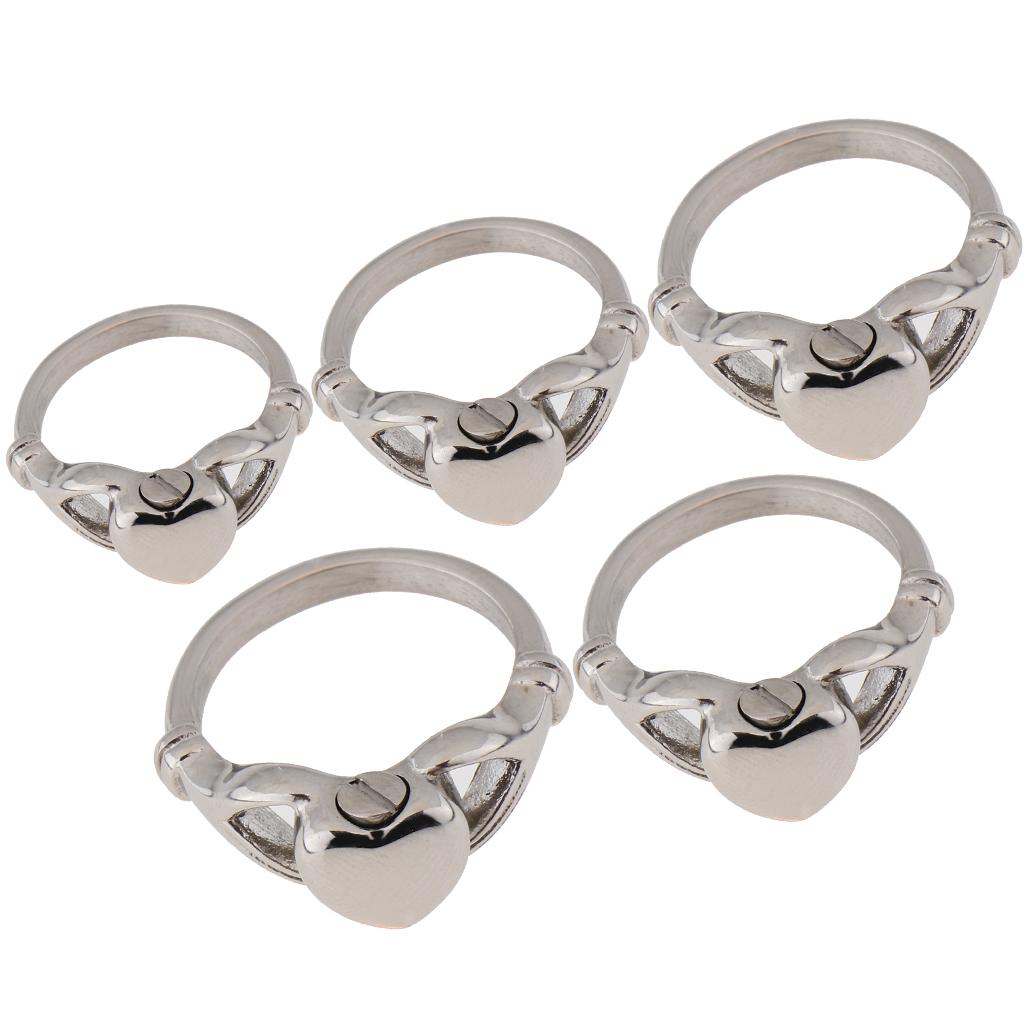 Heart Memorial Ring Pet Urn Ashes Holder Finger Ring Cremation Jewelry
