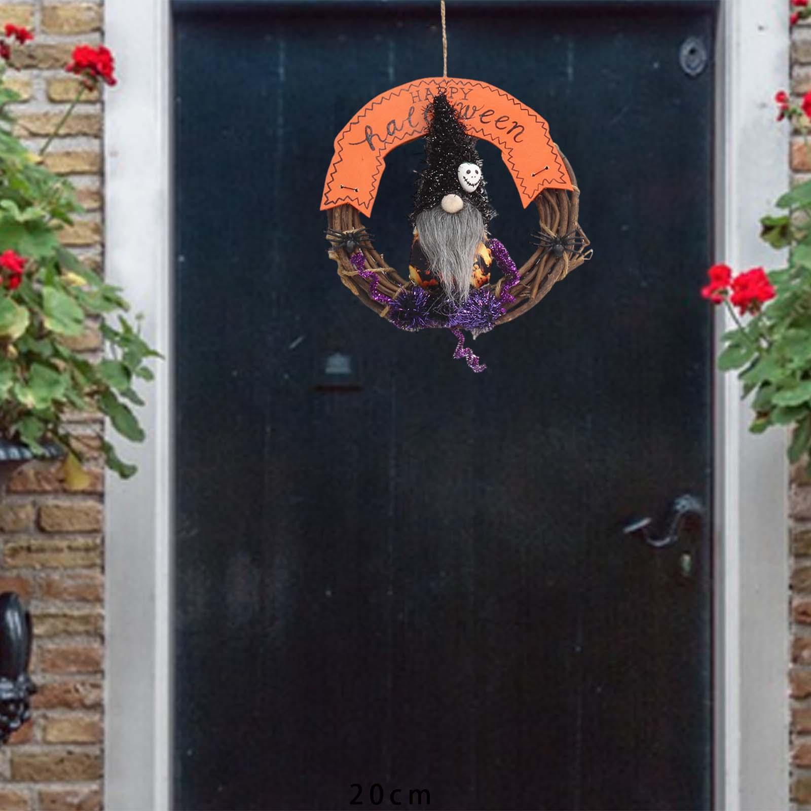 Halloween Wreath for Front Door Halloween Porch Decor for Wall Party