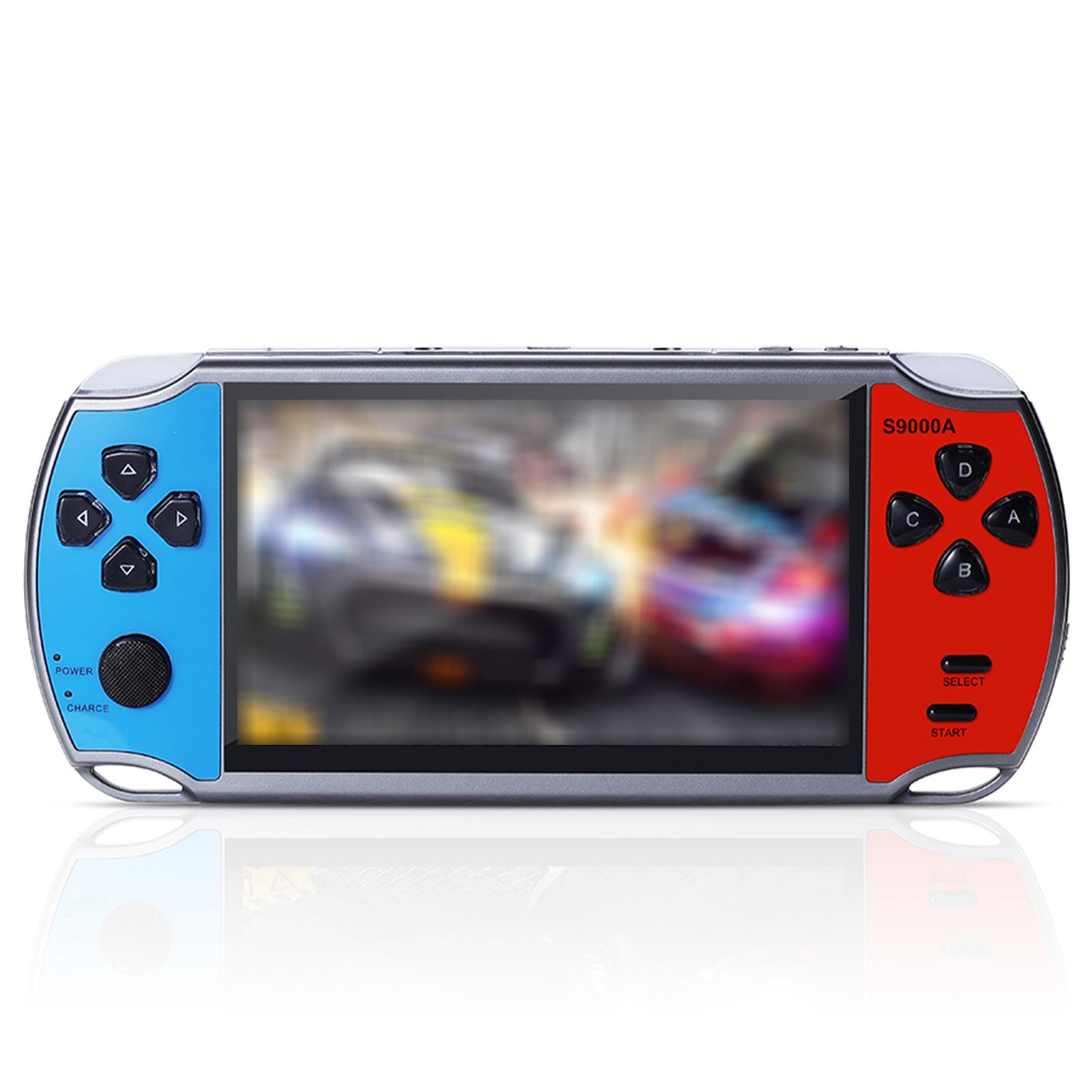 S9000A 5in Handheld Video Game Console Handheld Games for Kids Adults Built-in 5000 Games Rechargeable Battery