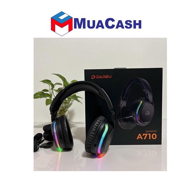 Tai nghe gaming không dây led RGB DAREU A710 hàng chính hãng