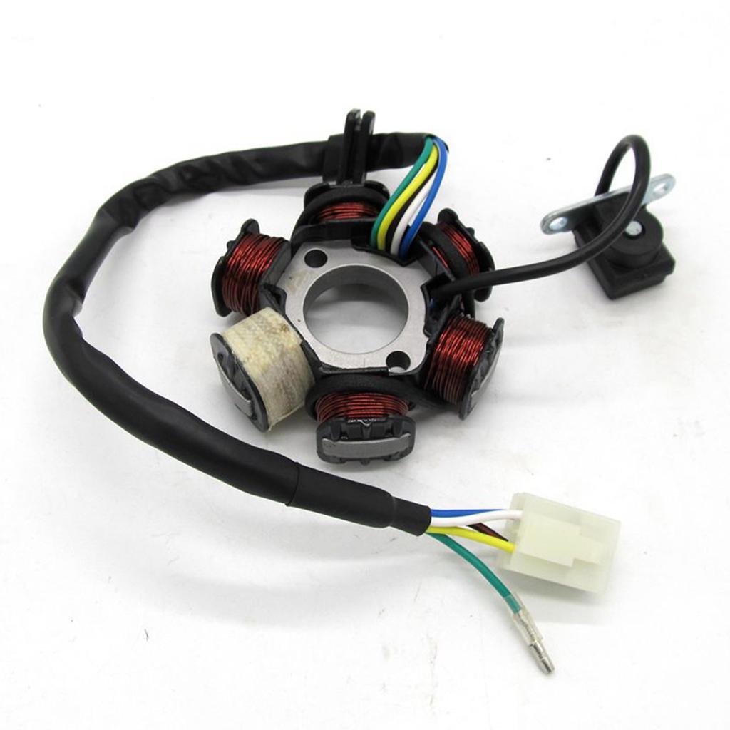 Stator Magneto 6 Coil 5 Wire 50cc 110cc 125cc 150cc Scooter Moped Bike ATV