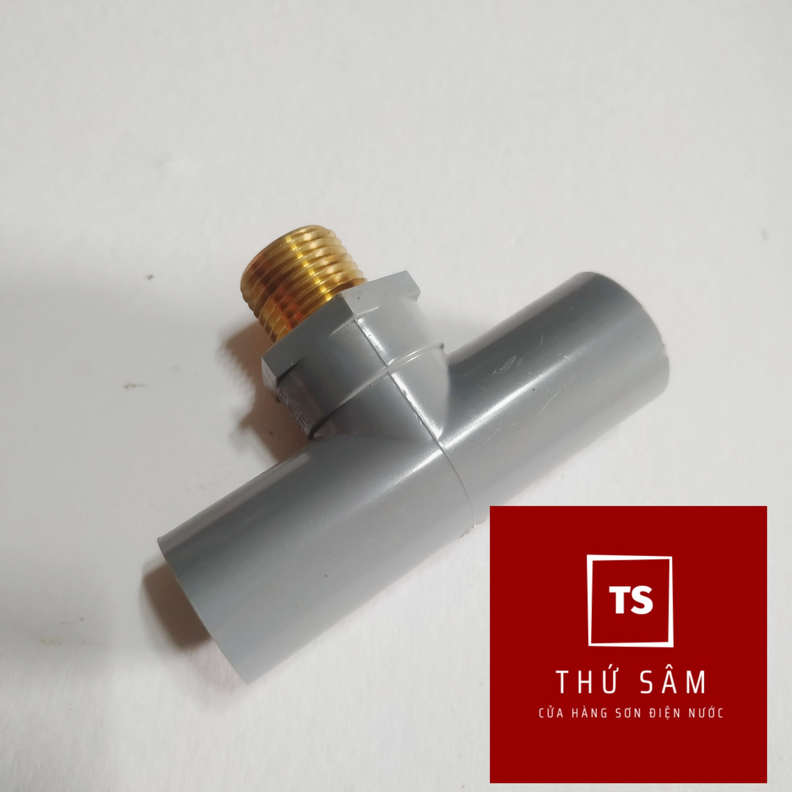 Tê ren ngoài đồng ống nước 21 27
