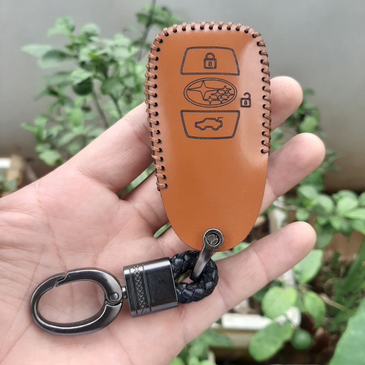 Bao da chìa khoá SUBARU ,subaru forester, wrx, xv , outback, legacy da bò thật bảo hành 2 năm