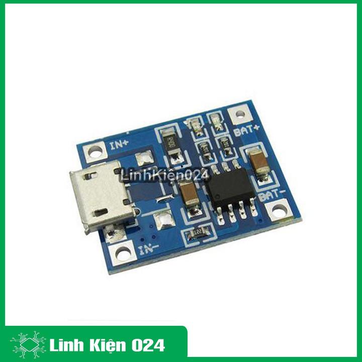 Module Sạc Pin TP4056 1A MicroUSB V1