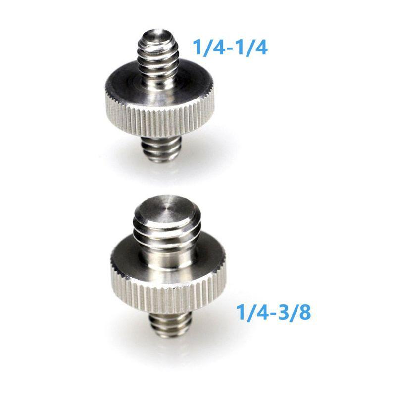 Đầu Chuyển Đổi 1 / 4 &quot;Sang 1 / 4&quot; Hoặc 3 / 8 &quot;Male Sang 1 / 4 / 3 / 8 Inch Cho Tripod