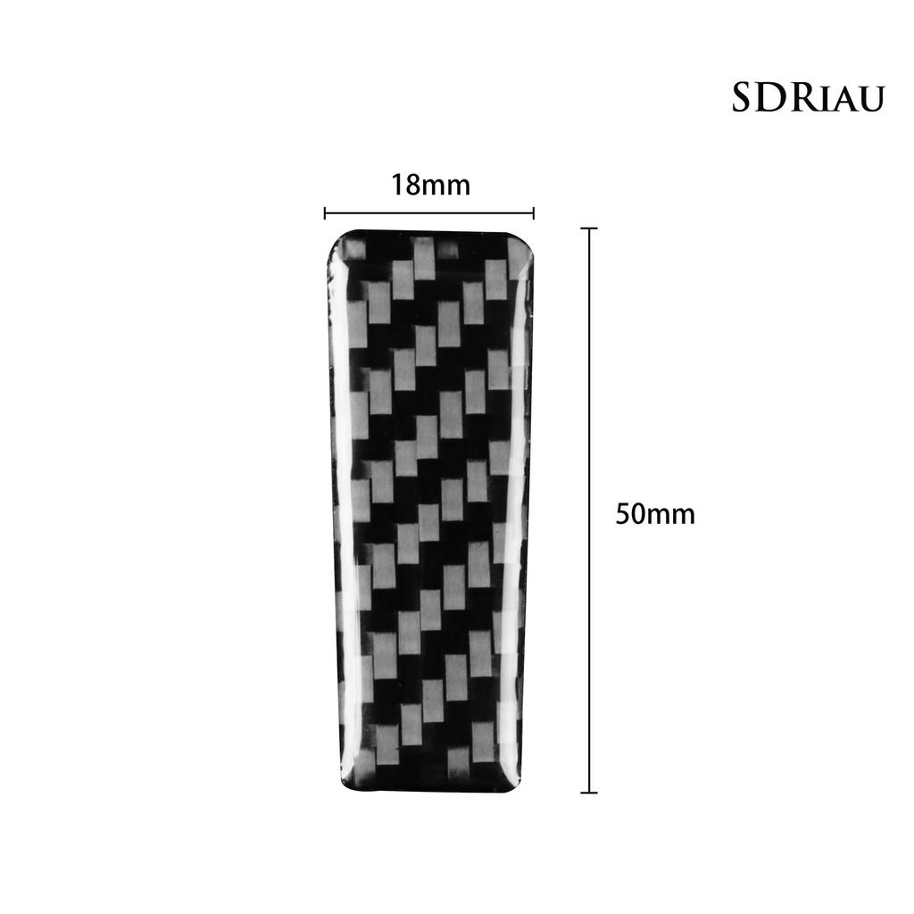 Miếng Dán Trang Trí Nút Điều Khiển Cần Gạt Số Bằng Sợi Carbon Cho Porsche Macan 2014-2021
