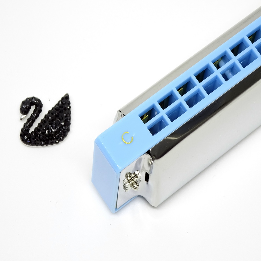 Kèn Harmonica Tremolo 24 lỗ Swan Inconceivable SW24 Cơ Bản Key C