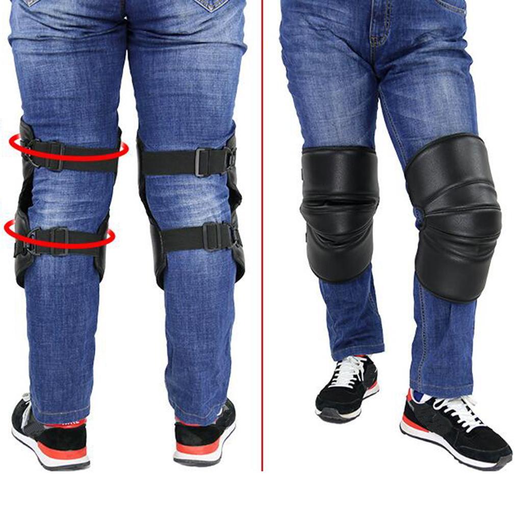 Short Motorbike Scooter PU Knee Leg Warm Protector