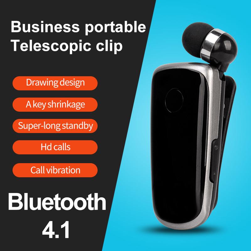 CRTONE K39 Mini Di Động Không Dây Bluetooth Tai Nghe In-Ear Báo Rung Mặc Kẹp Tay Tai Nghe Nhét Tai Dành Cho Điện Thoại