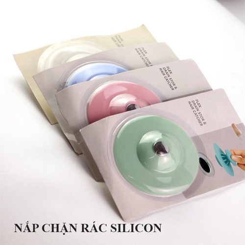 Nắp chặn rác, chặn tóc thông mình ở bồn rửa, nhà tắm bằng silicon rất tiện dụng