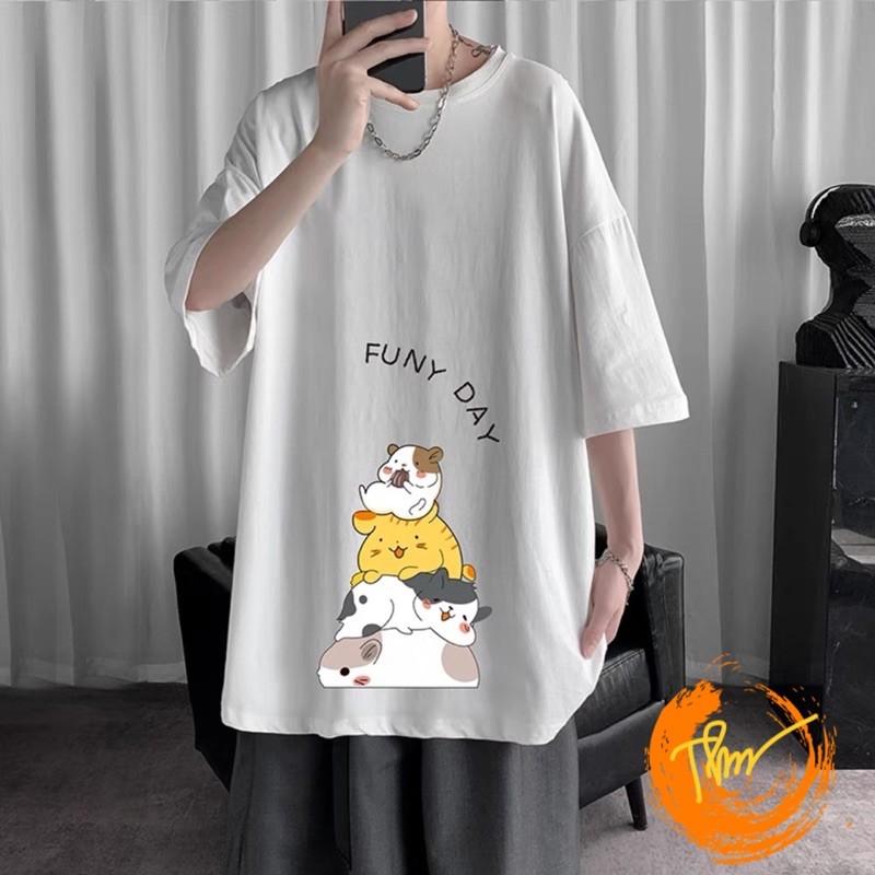 Áo bốn mèo Funny TH6