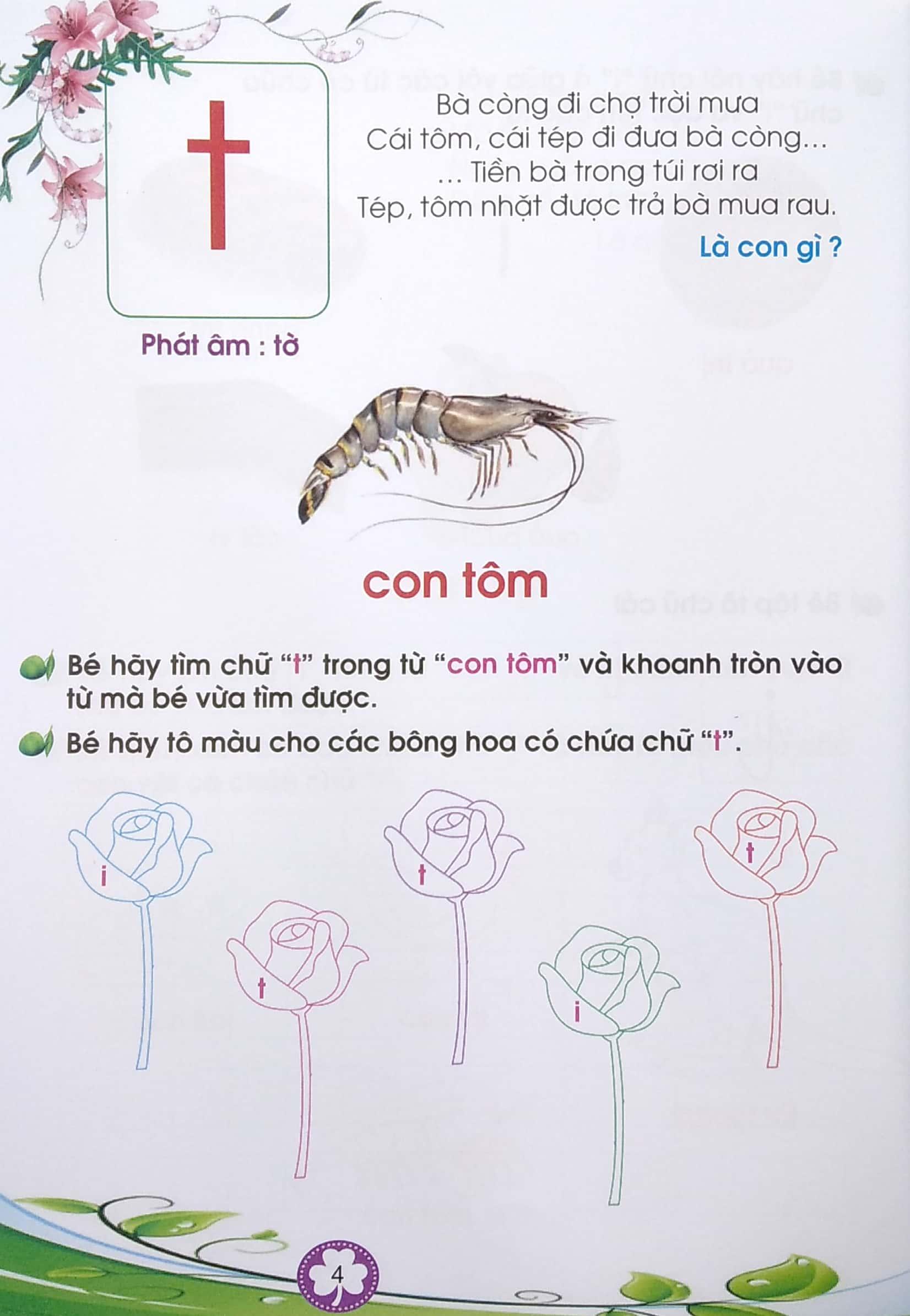 Bé Làm Quen Và Tập Tô Chữ Cái - Quyển 2
