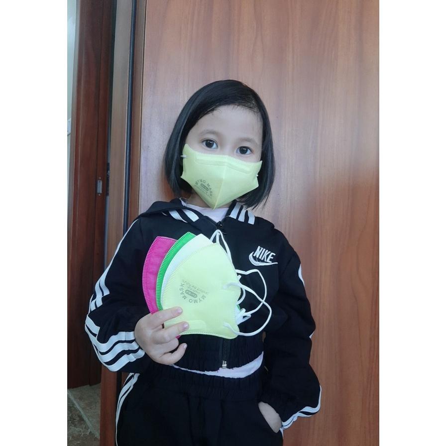 Khẩu trang trẻ em Mymo Mask N95 for kids X2 lớp vi lọc cao phân tử kháng khuẩn 99%