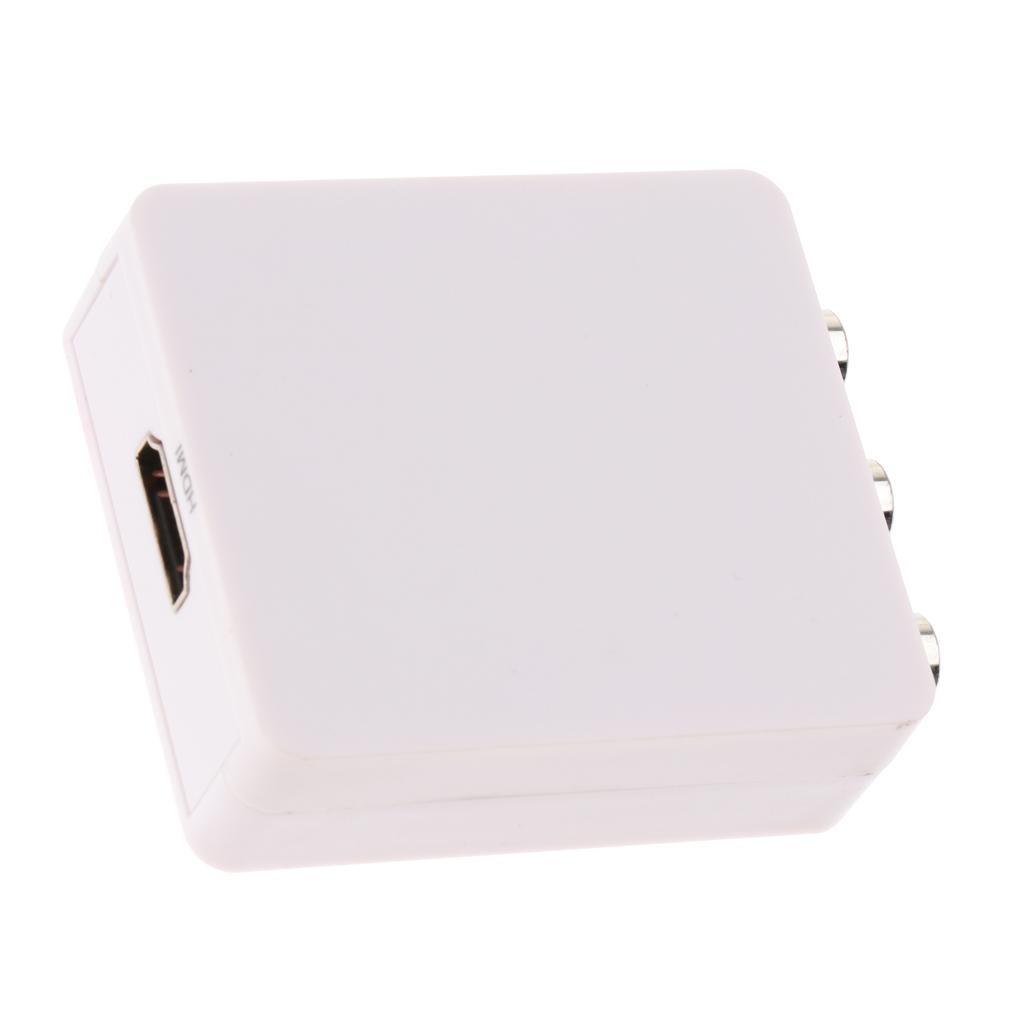 Composite AV  3 RCA to   1080p Converter Adapter Video