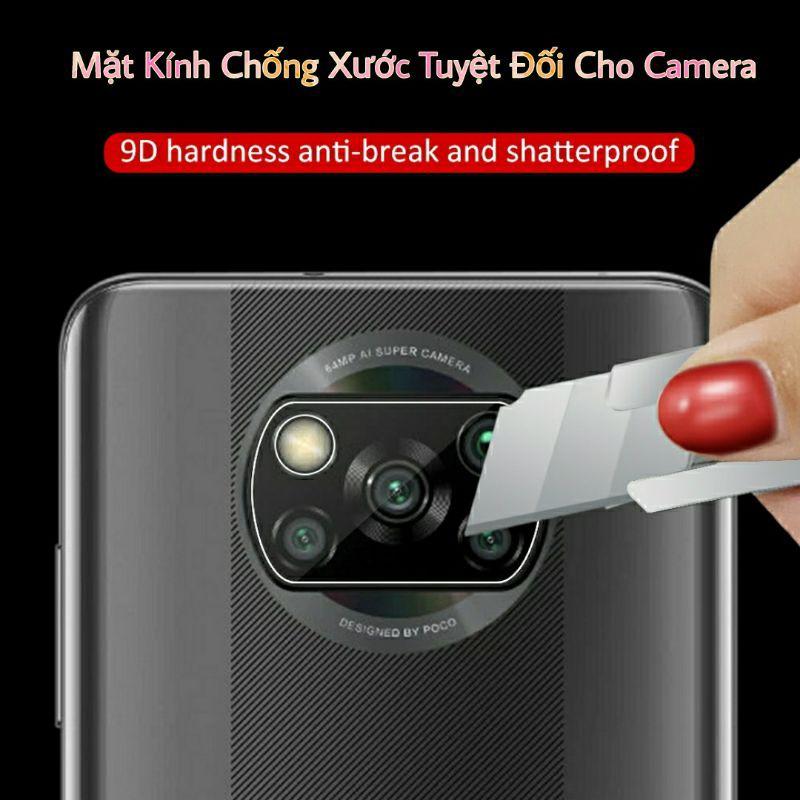 Cường lực và Kính Camera bảo vệ dành cho Poco X3 NFC / Mi 10T Lite 2 IN 1