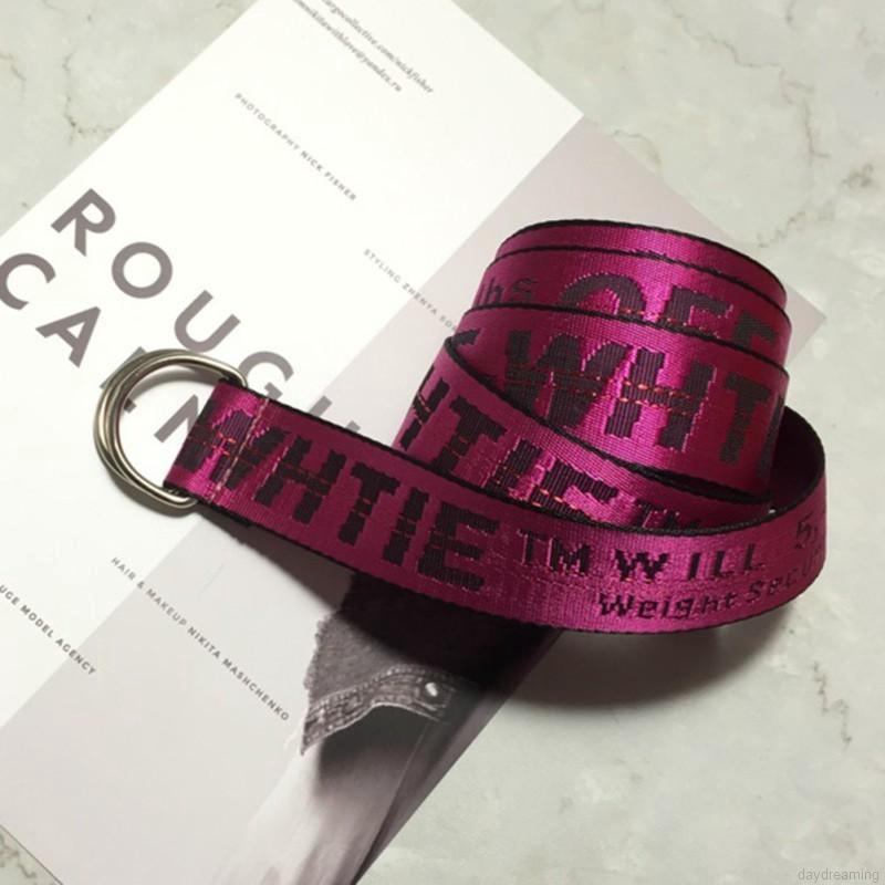 Dây thắt lưng thêu chữ thời trang