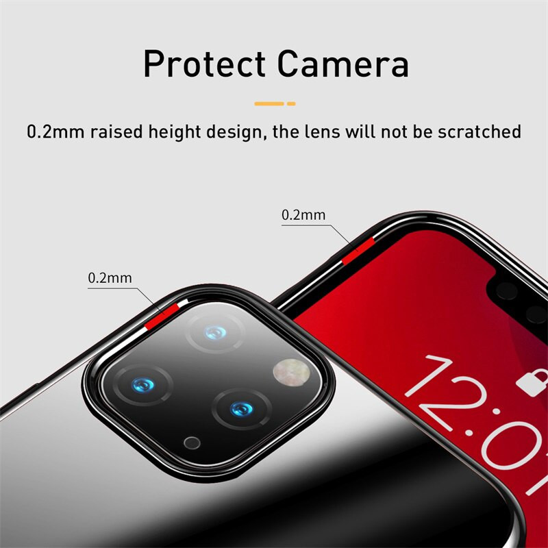 Ốp lưng viền màu mạ crom cho iPhone 11 (6.1 inch) hiệu Baseus (mỏng 0.6mm, chống va đập, gờ bảo vệ Camera, Mạ Crom sang trọng) - Hàng nhập khẩu