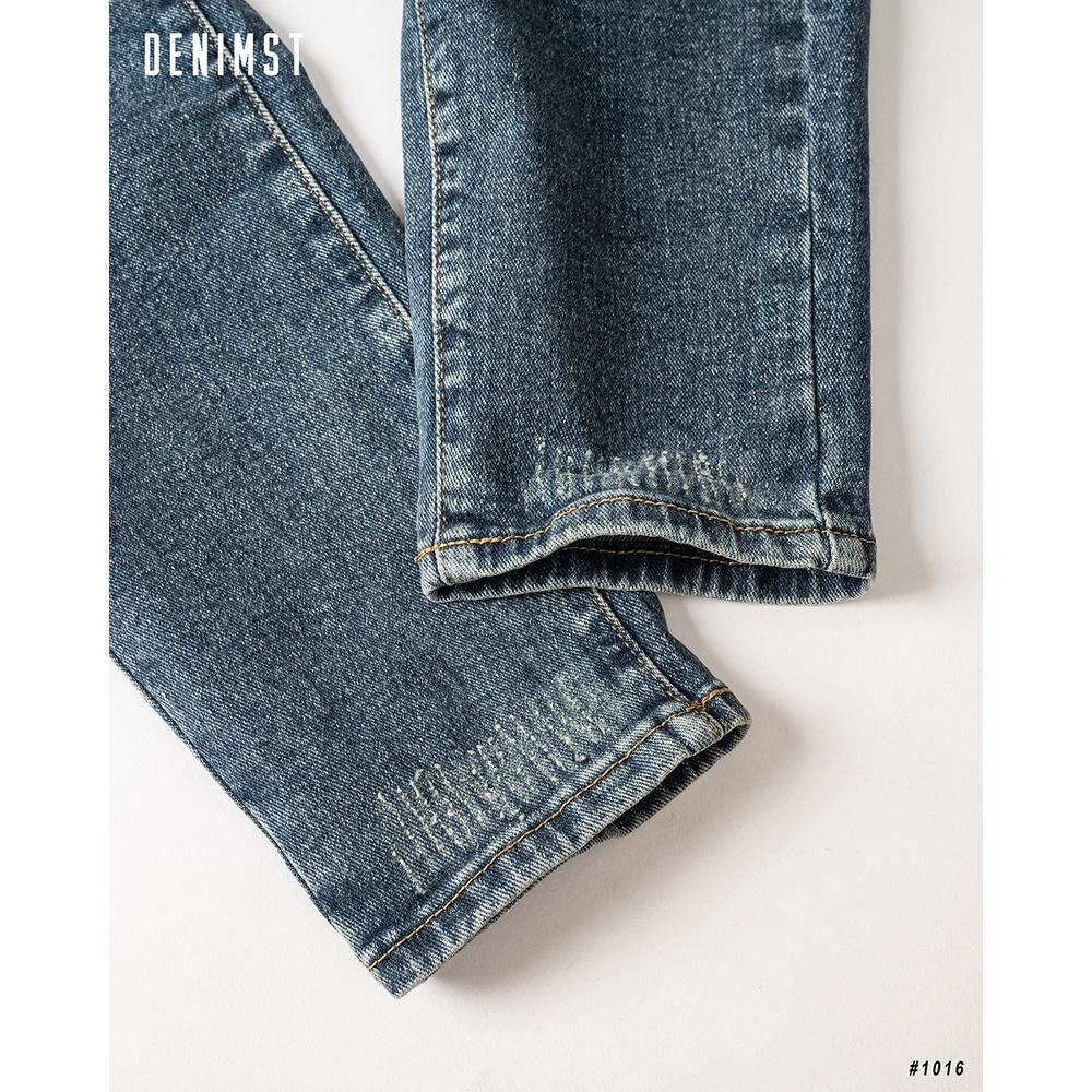 Quần Jeans Nam Cao Cấp DENIMST 1016 Dáng Carrot Fit
