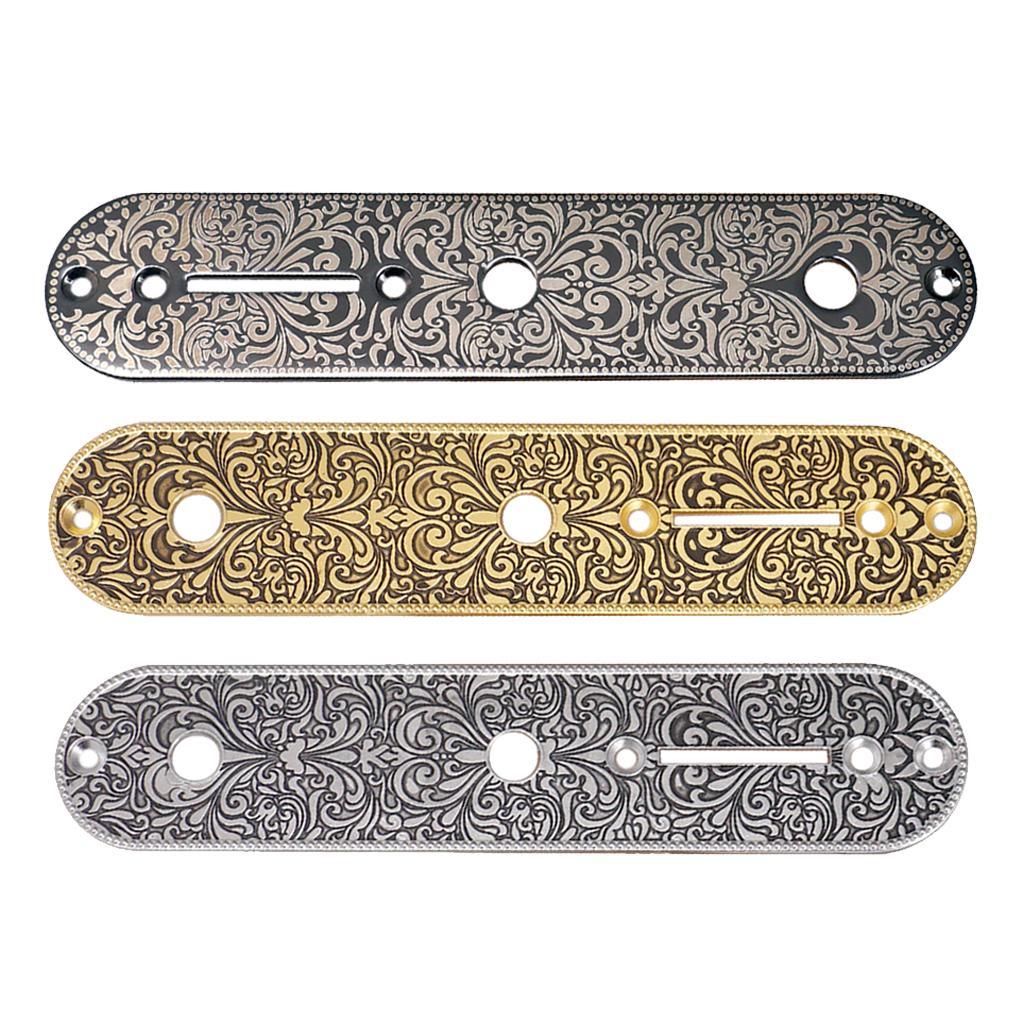 2 x Metal Guitar Control Plate Cover for TL Electric Guitar Replacement Parts