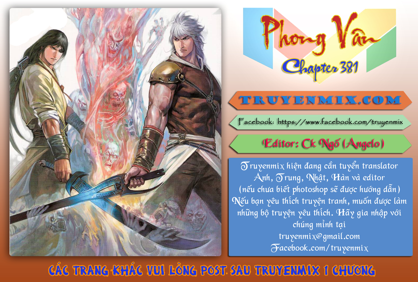 Phong Vân Chapter 381 - Trang 1