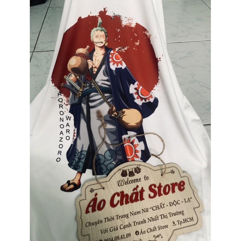 Áo Phông Tay Lỡ Unisex Roronoa Zoro