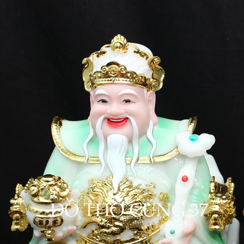 THẦN TÀI THỔ ĐỊA PHÚ QUÝ - MÀU XANH NGỌC