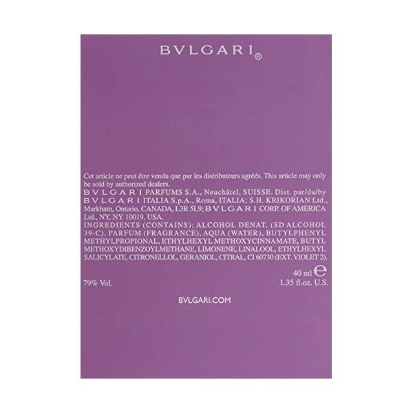 Bvlgari Omnia Amethyste for Women | Eau de Toilette | Created in 2006 by Alberto Morillas | Floral and Woody Scent | 65 mL / 2.2 Fl Oz