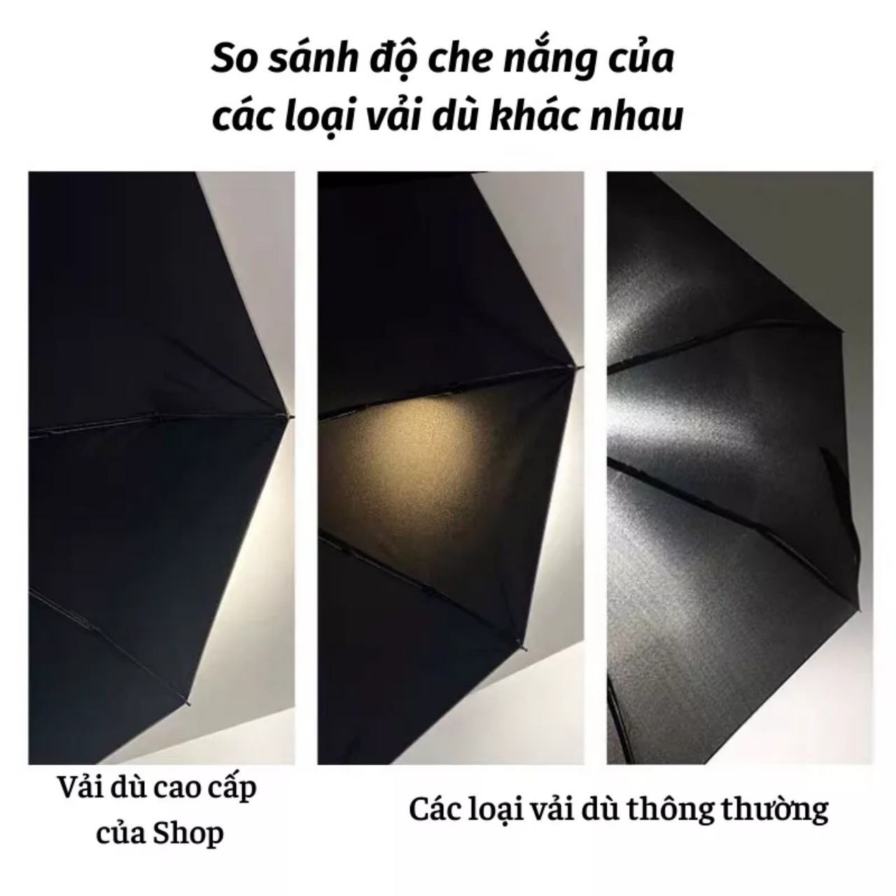 Dù Mini Gấp Gọn UPF50+ 2 Lớp Chống UV Tia Cực Tím - Hàng Chính Hãng MINIIN